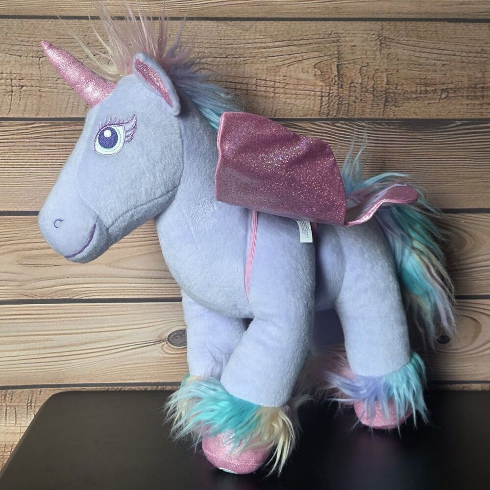 Build A Bear Beary Fairy Friends Enchanted Unicorn Plush Stuffed Animal 16" BAB